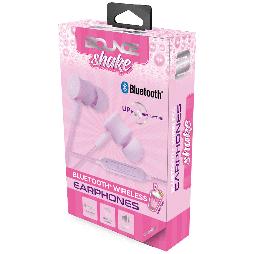 Bounce Shake Series Bluetooth Earphones - Grape