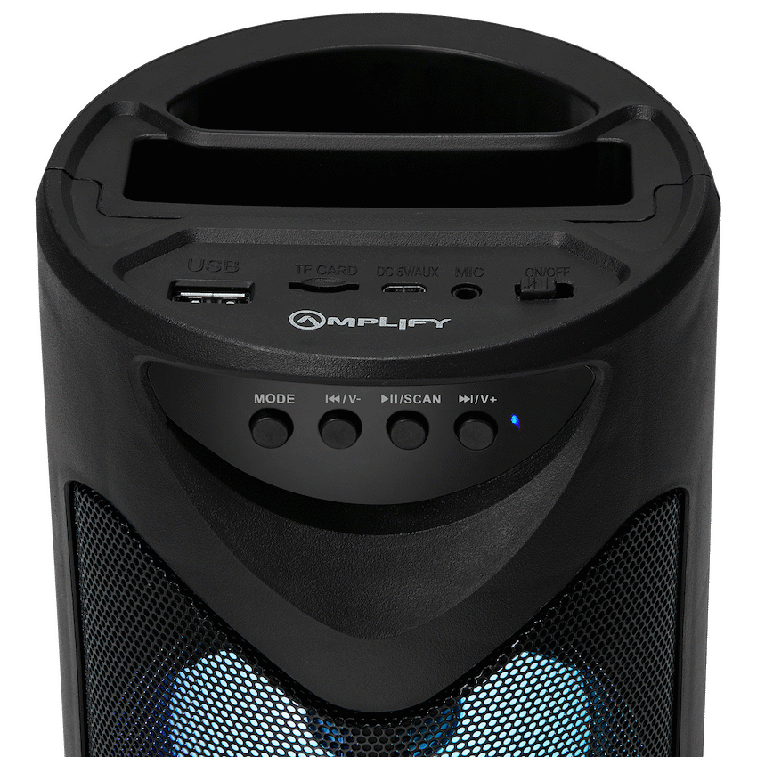 Amplify Silo Series RGB Bluetooth Speaker - Black
