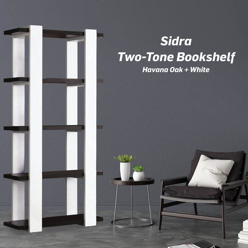 Everfurn Sidra Bookshelf