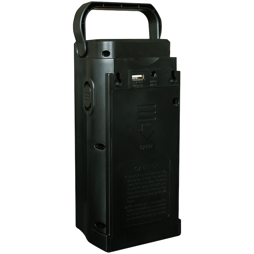 Switched Rechargeable Lantern 800 Lumen - Black