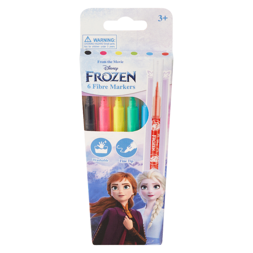 Frozen 6 Fibre Markers Multi