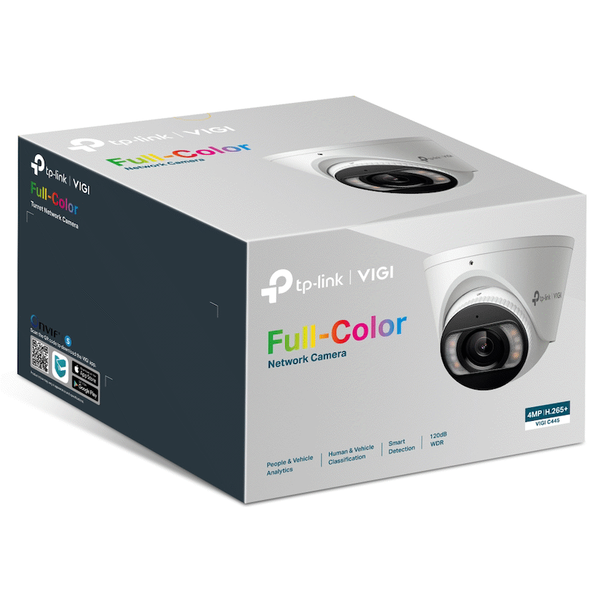 TP-Link Vigi C445 (2.8mm) 4MP Full-Color Turret Network Camera