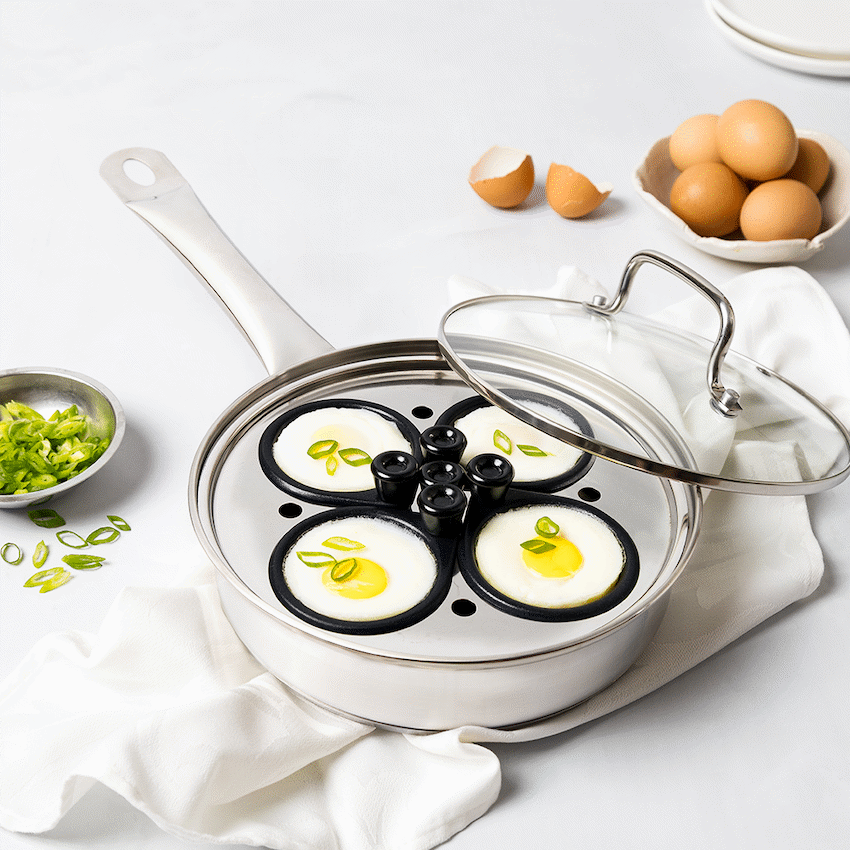 Legend Prof Chef 20cm 4 cup Egg Poacher ( Order in Qty of 1)