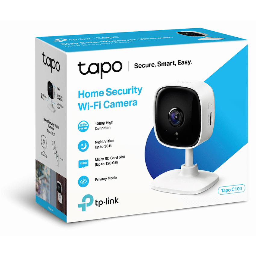 TP-Link Tapo C100 1080P Home Security Wi-Fi Camera