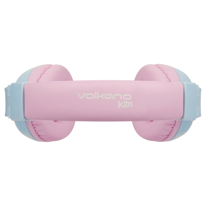 Volkano Sidekick Series Wired Kiddies Headphones with Share Port - Lavender/Light Blue