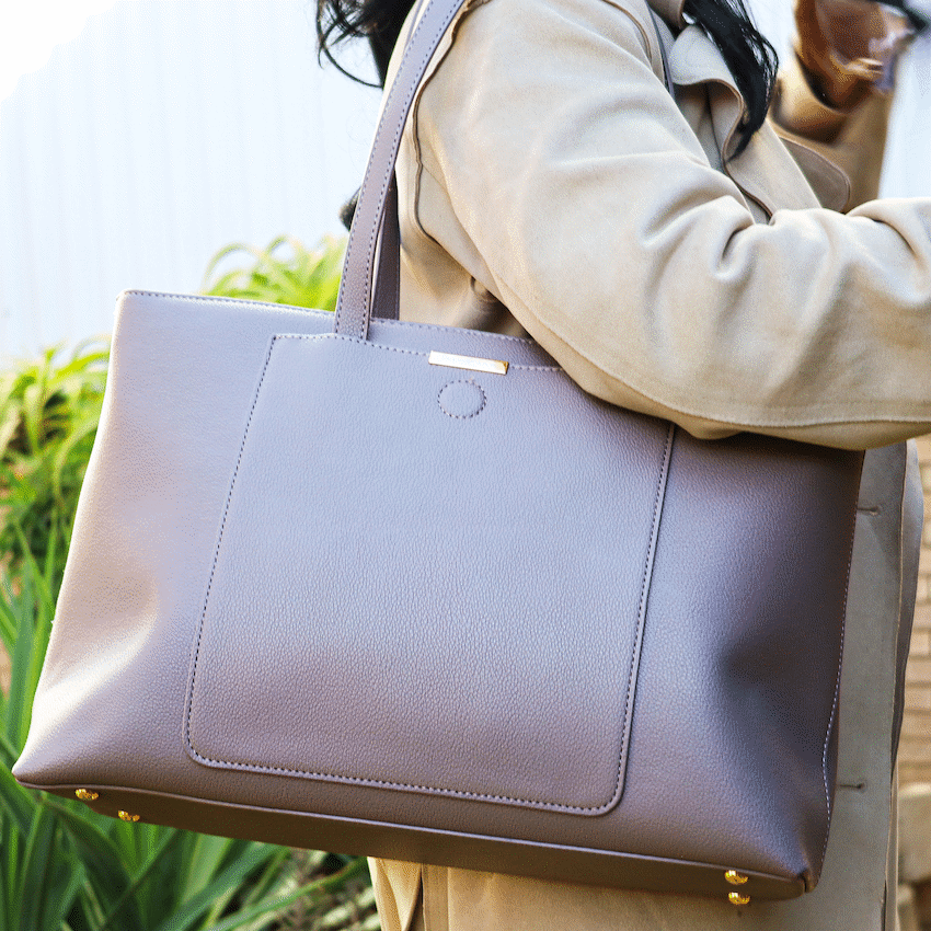 Supanova Velora Ladies 15.6" Laptop Tote Bag Blush Purple