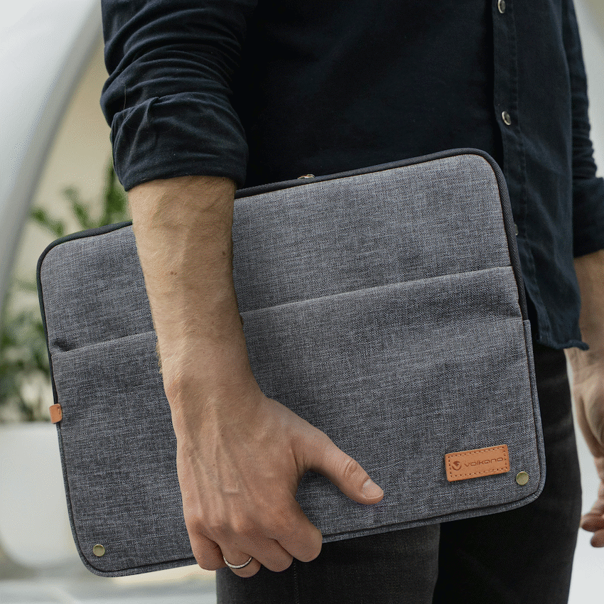 Volkano Premier Series 13.3" Laptop Sleeve - Dark Grey