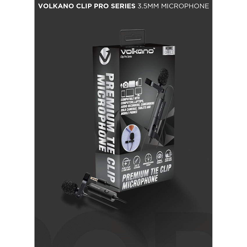 Volkano Clip Pro Series 3.5mm Microphone