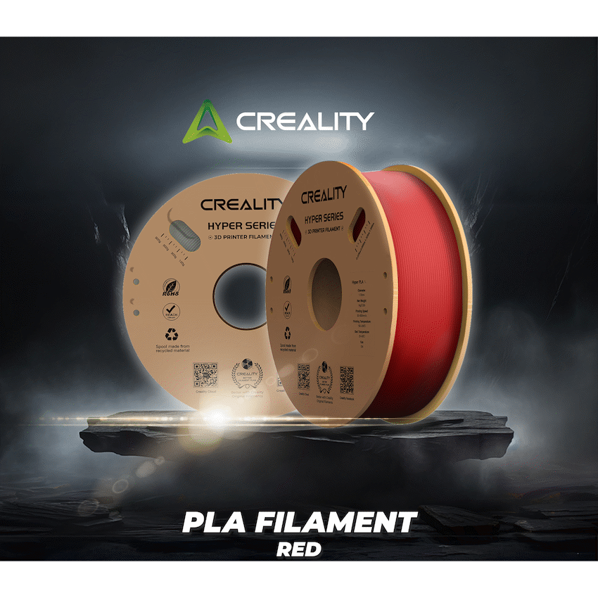 Creality Hyper PLA High-Speed Red Filament 1Kg