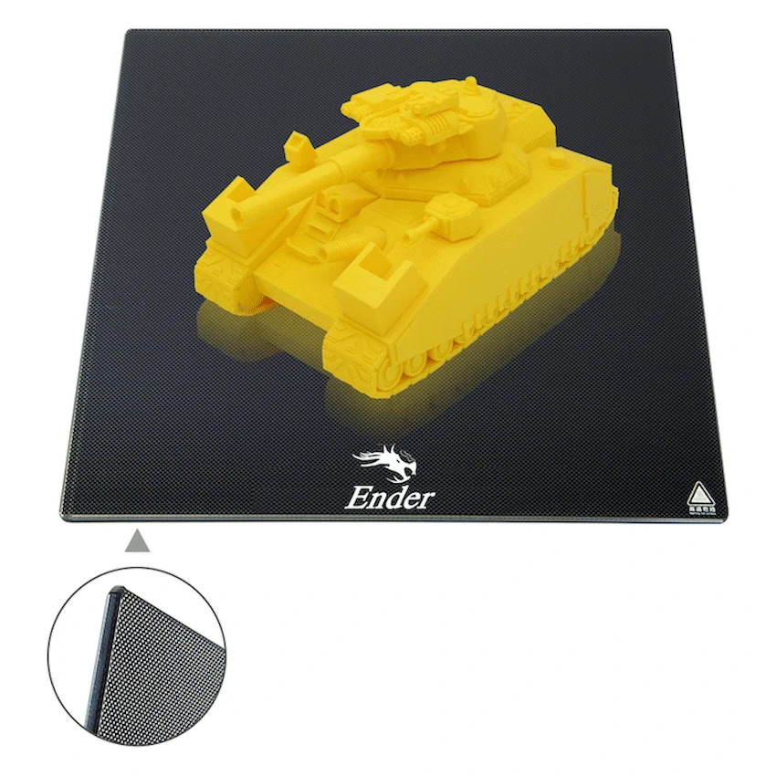 Creality Carborundum Glass Platform Kit 235x235x4 - Ender 3 V2