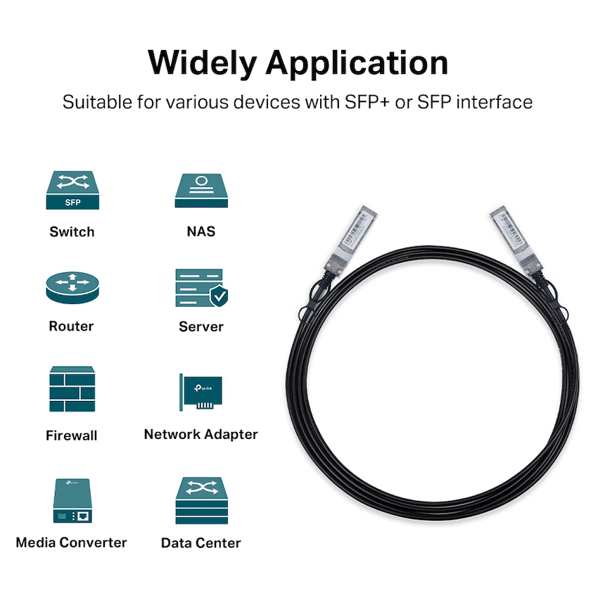 TP-Link SM5220-3M 3m 10G SFP+ Direct Attach Cable