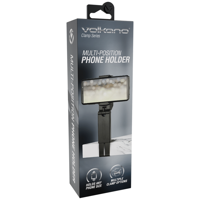 Volkano Clamp Series Phone Holder with Desk Clamp