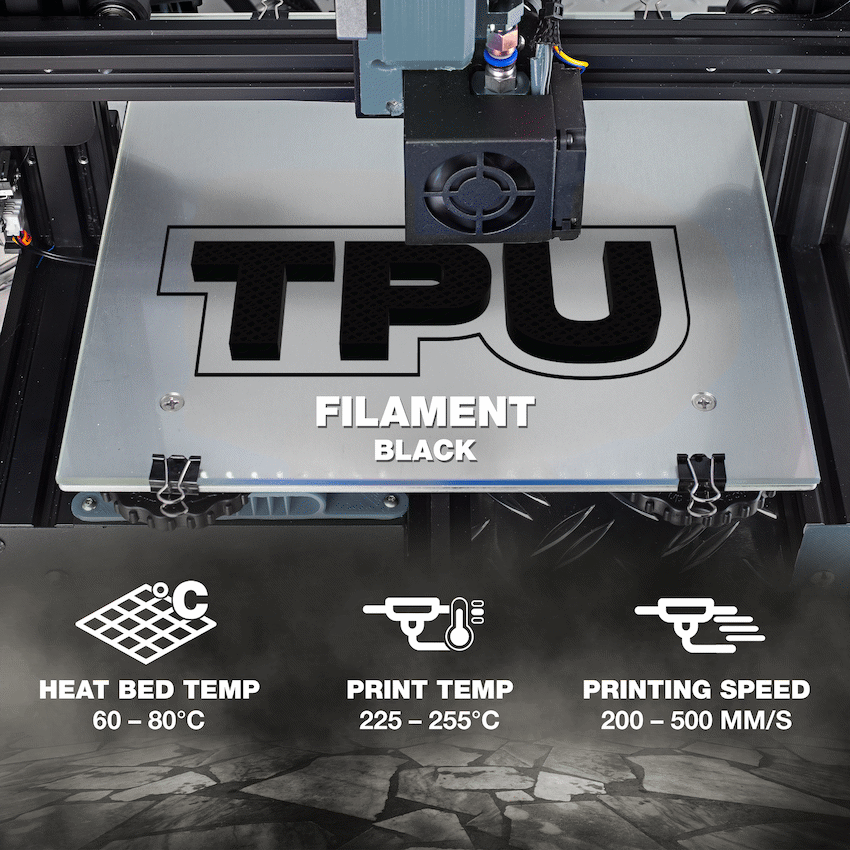 SA Filament TPU 95A 500g - Black