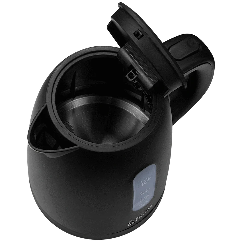 Elektra 1L Plastic Kettle - Black