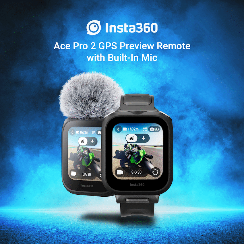 Insta360 GPS Preview Remote with Built-In Mic