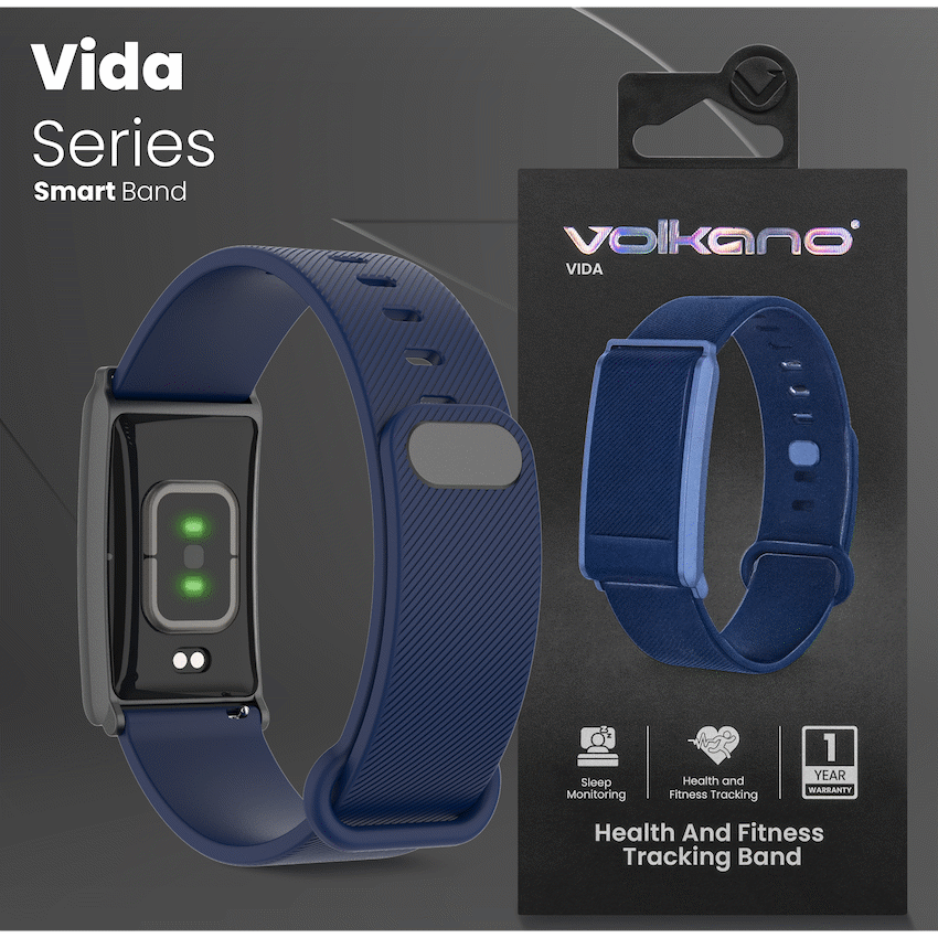 Volkano Vida Series Smart Band -Navy