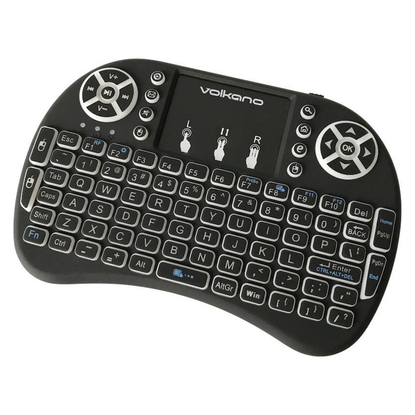 Volkano Control Series Smart TV Remote Control Keyboard and Trackpad
