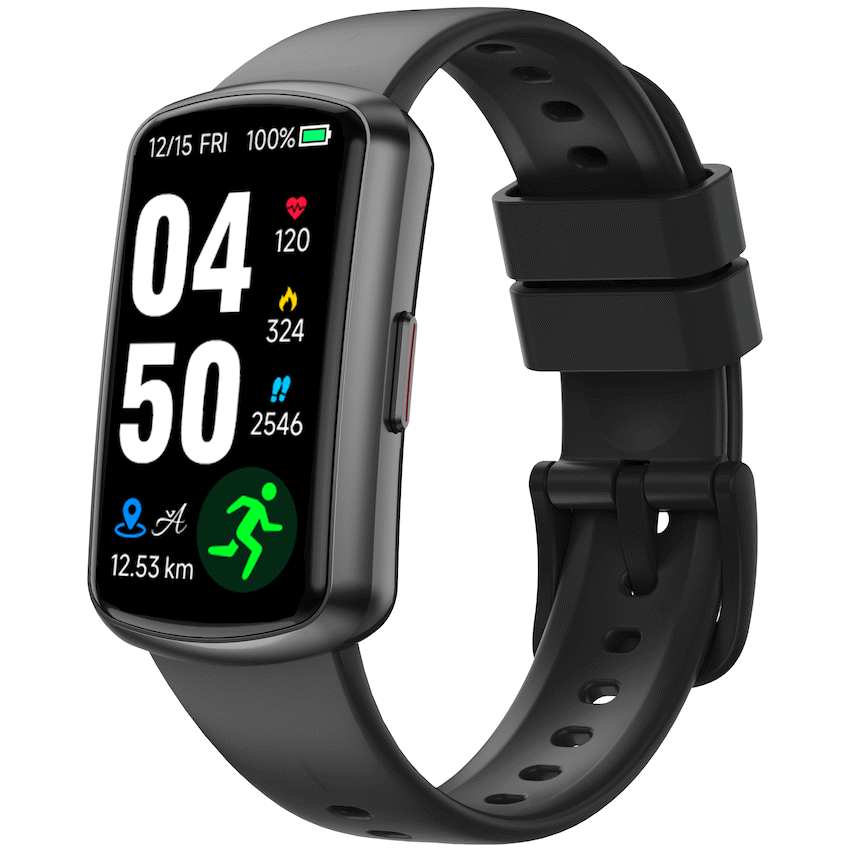 Volkano Ayla Collection Fitness Smartwatch - Black