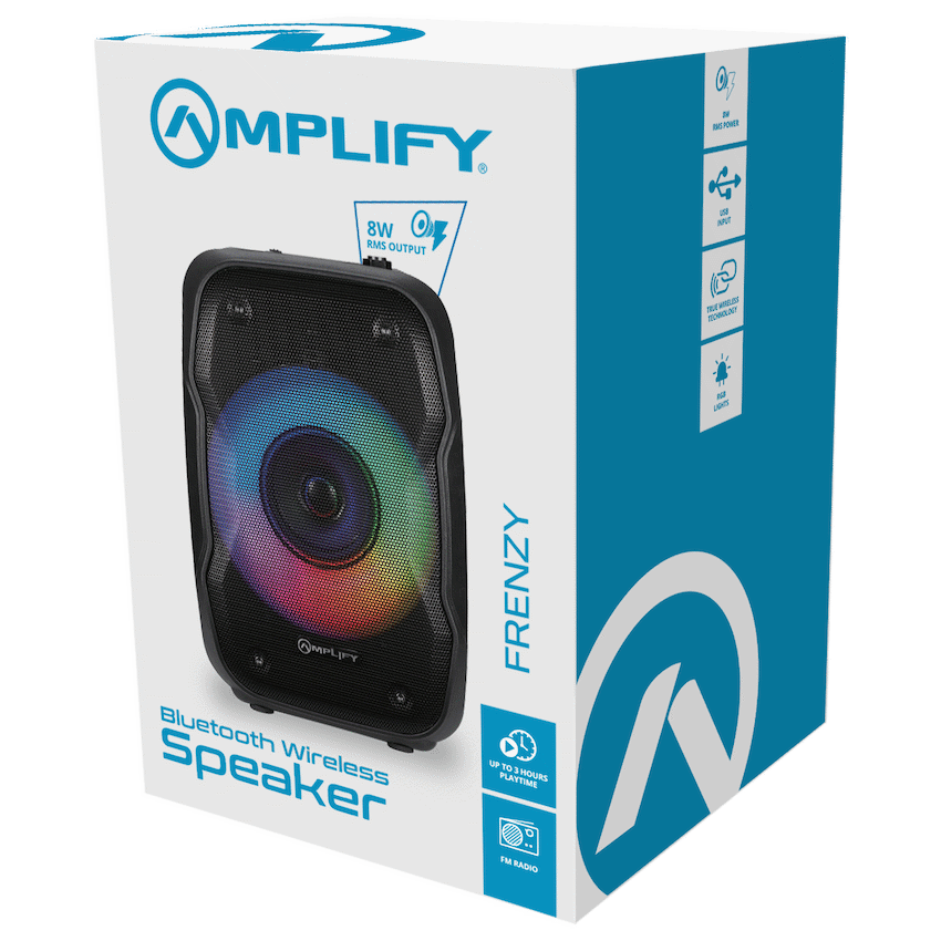 Amplify Frenzy Series Bluetooth Speaker - Black