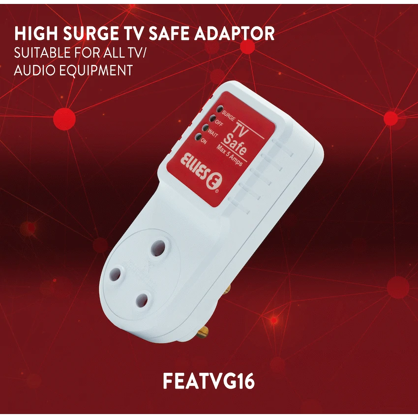 Ellies High Surge TV Safe Adaptor