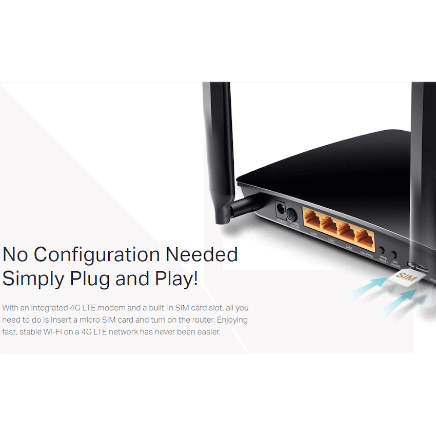 TP-Link TL-MR150 300Mbps Wireless N 4G LTE Router