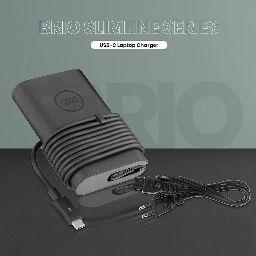 Volkano Brio Slimline series Type-C 65W Laptop Charger