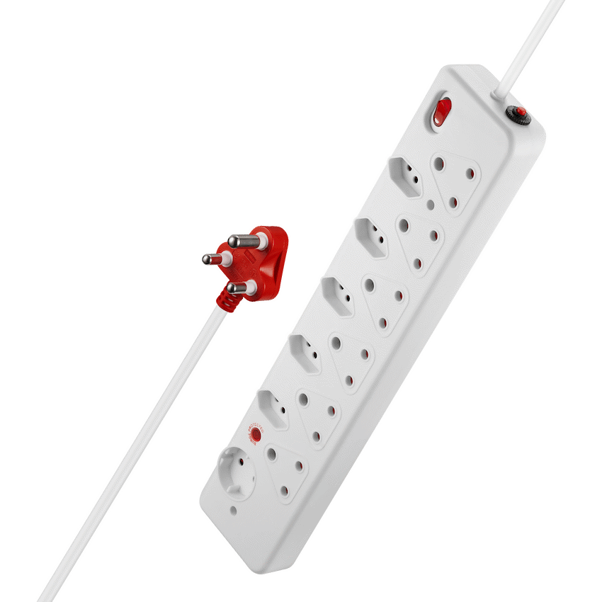 Nexon 12-Way Medium Surge Multiplug 0.5m - White