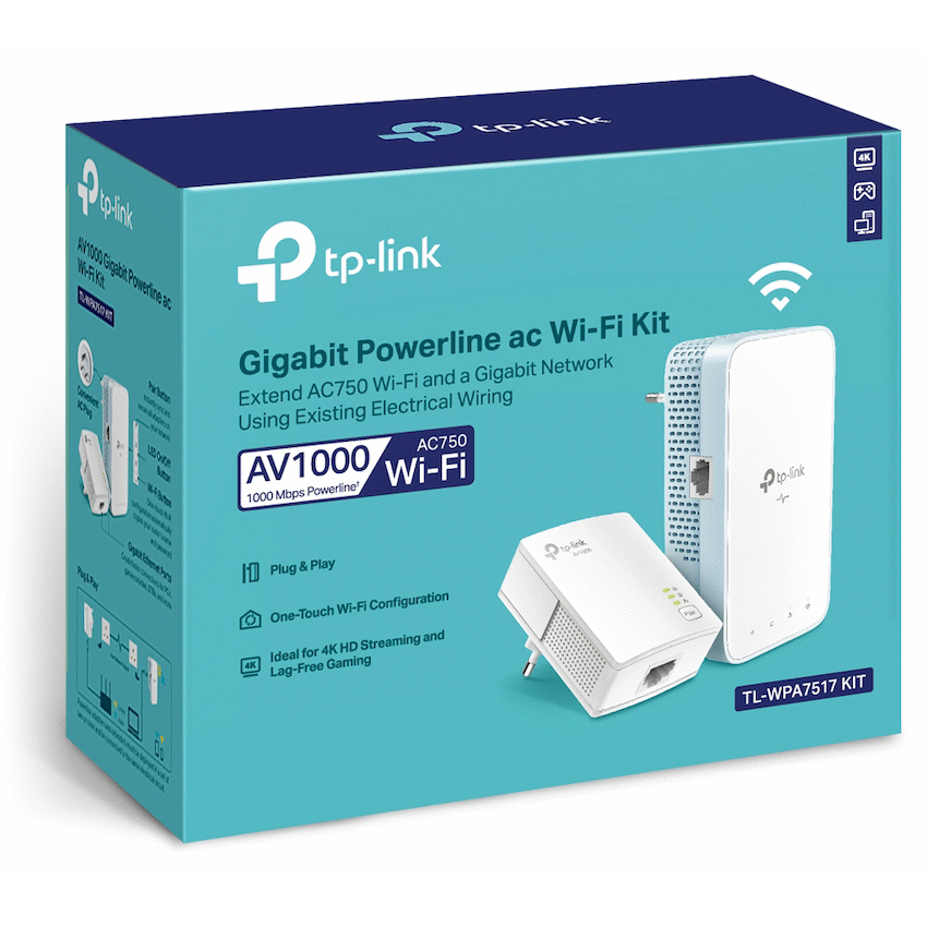 TP-Link TL-WPA7517 KIT AV1000 Powerline Wi-Fi Kit