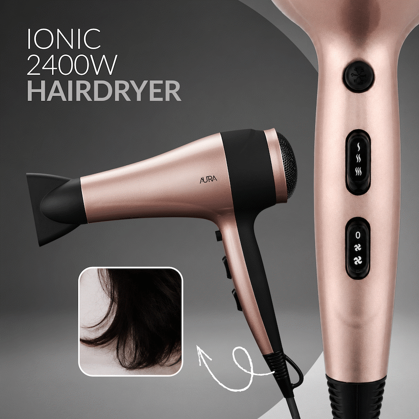 Aura by Elektra 2400W Ionic Hair Dryer