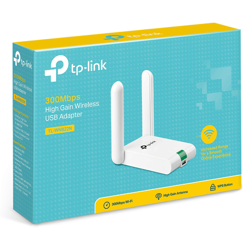TP-Link TL-WN822N 300Mbps High-Gain Wireless USB Adapter