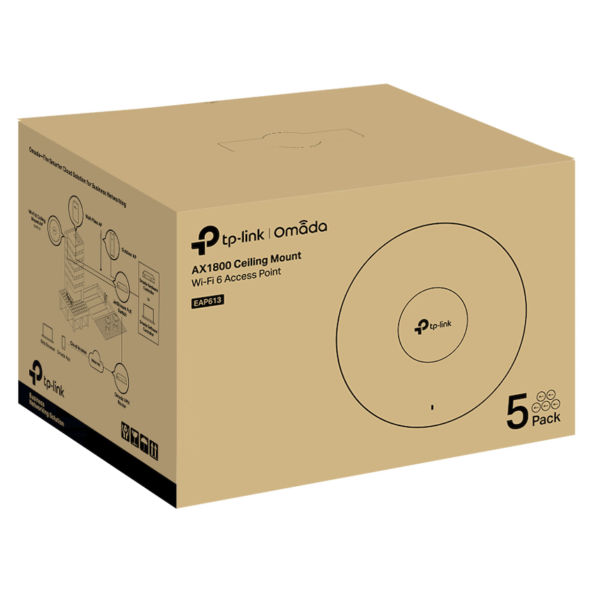 TP-Link EAP613 AX1800 Ceiling Mount Wi-Fi 6 Access Point