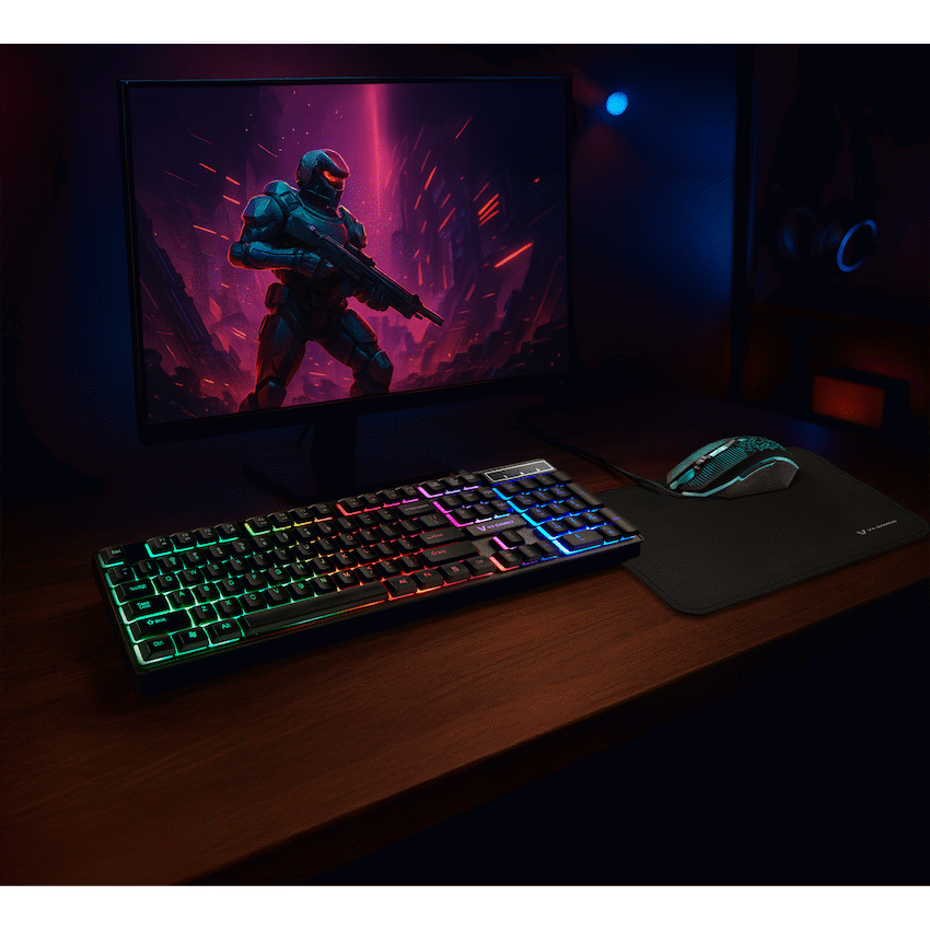 VX Gaming Artemis series 3-in-1 Combo KB, Mouse, Mousepad