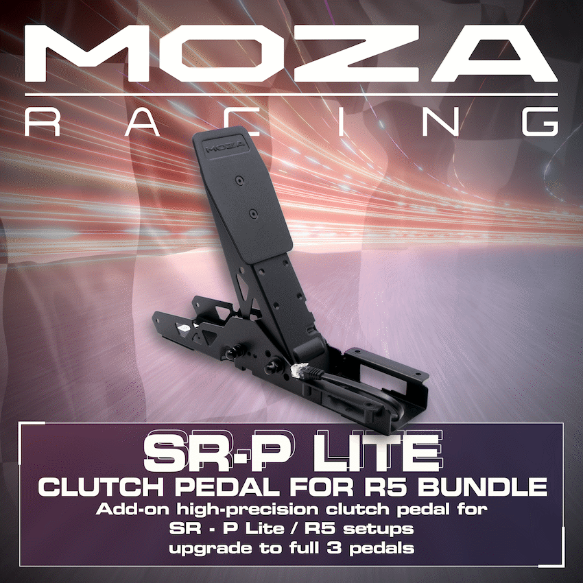 MOZA SR-P Lite Clutch Pedal for R5 Bundle