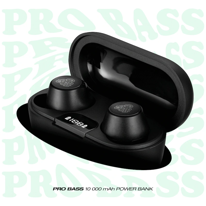 Pro Bass Nova Series TWS Earphone - Black
