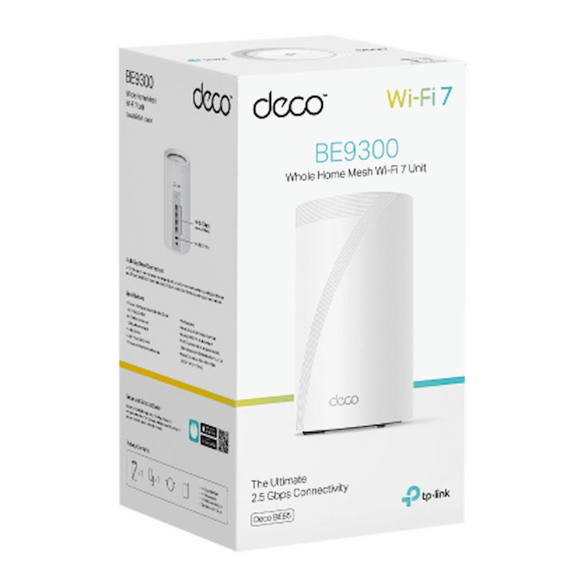 TP-Link Deco BE65 (2-Pack) BE9300 Whole Home Mesh Wi-Fi 7 System