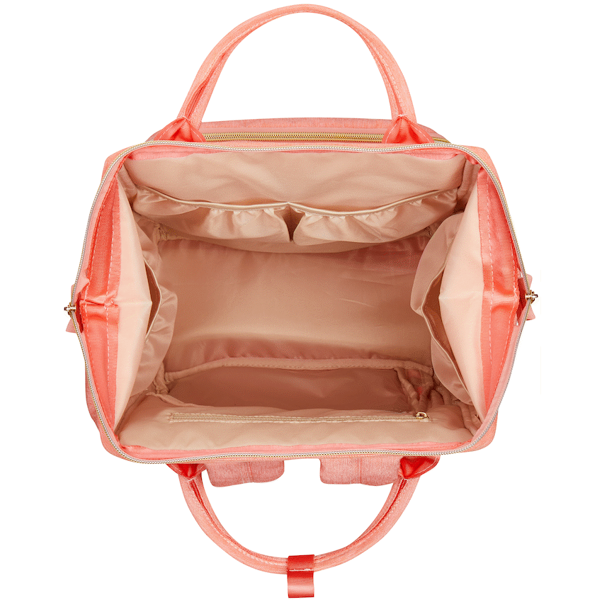 Totes Babe Alma 18l Diaper Backpack - Peach