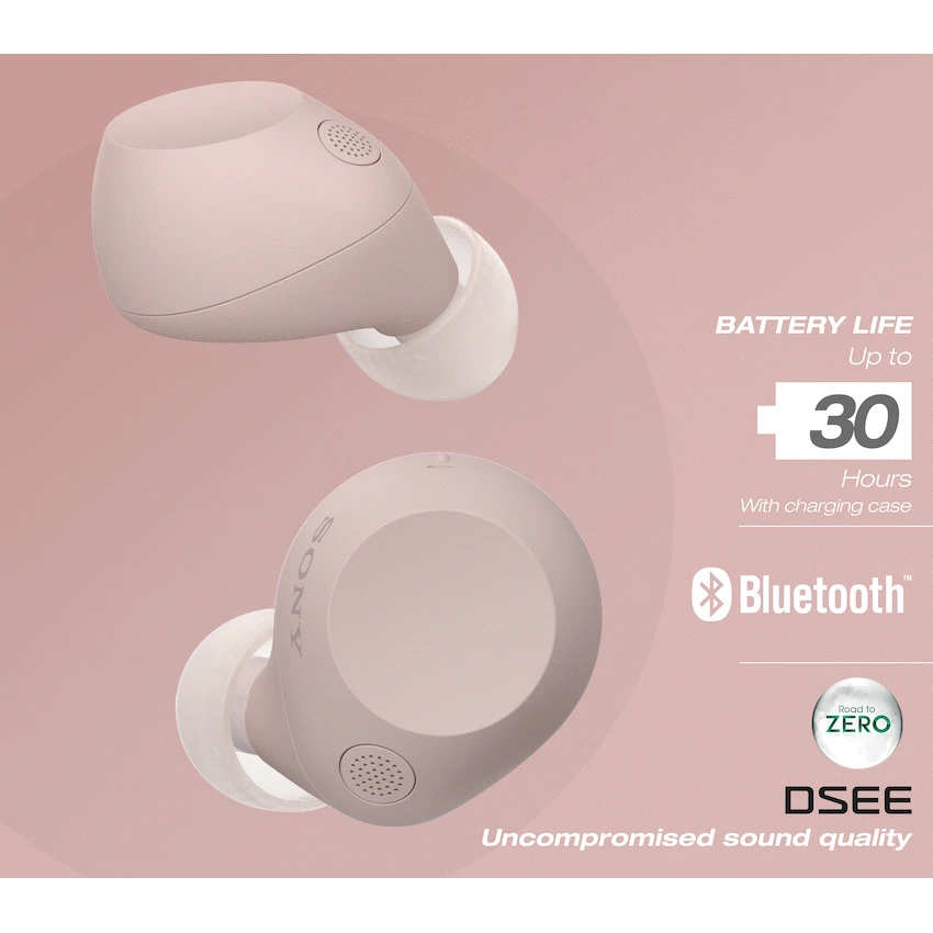 Sony WF-C710N True Wireless Earbuds (Pink)