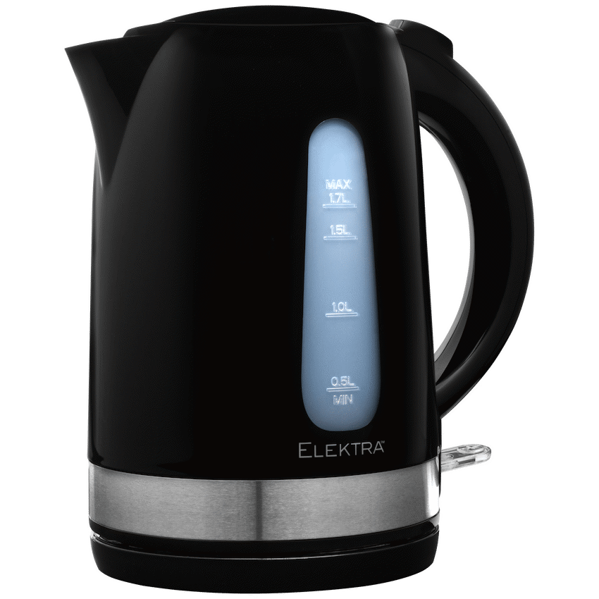Elektra - 1.7l Plastic Kettle - Black
