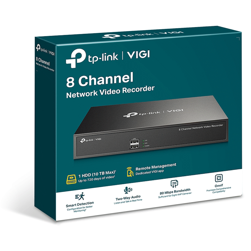 TP-Link Vigi NVR1008H 8-Channel Network Video Recorder