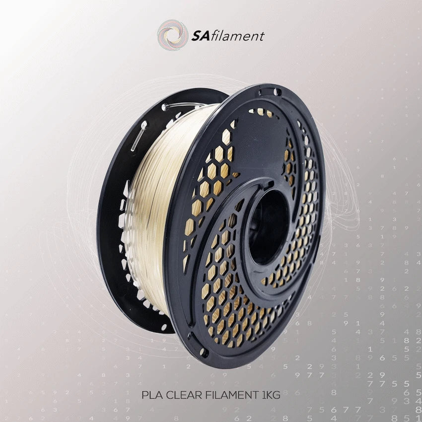 PLA Filament - Clear - 1kg, 1.75mm