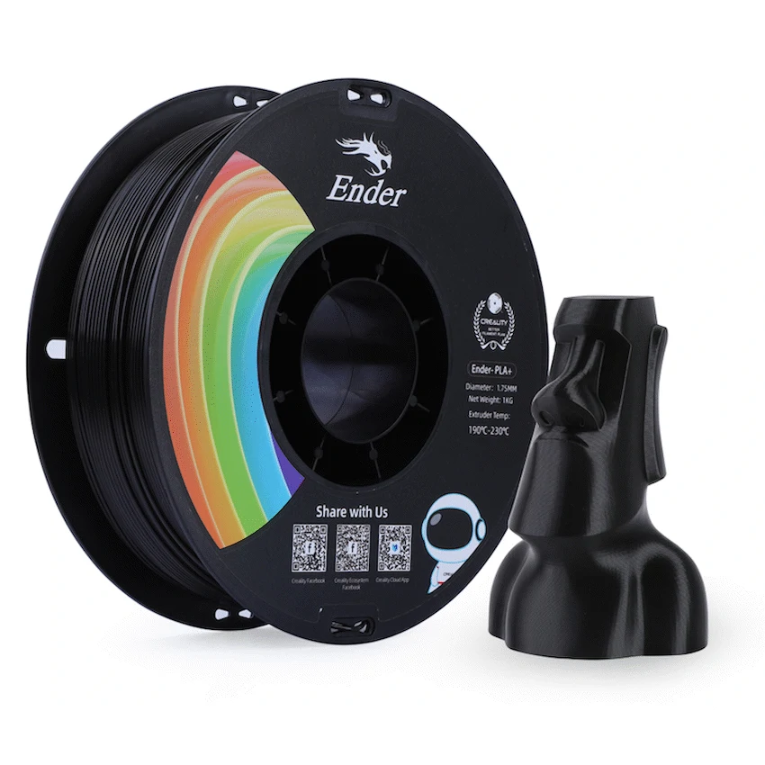 Ender PLA+ Filament Black 1Kg