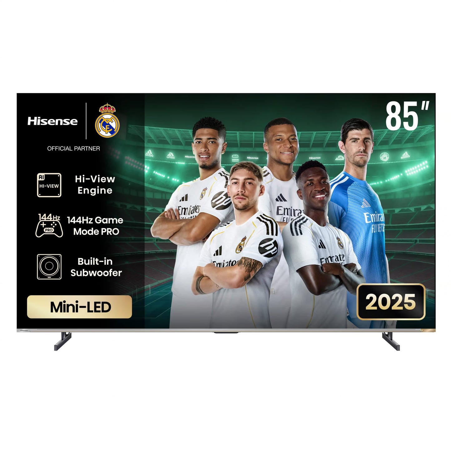 Hisense 85U7Q 85" Mini-LED 144Hz VRR QLED Gaming TV