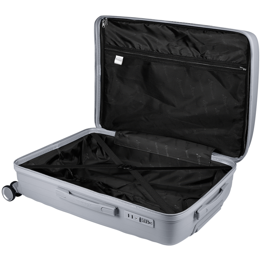 Travelwize Ripple PP 4-Wheel Spinner 75cm Luggage - Platinum