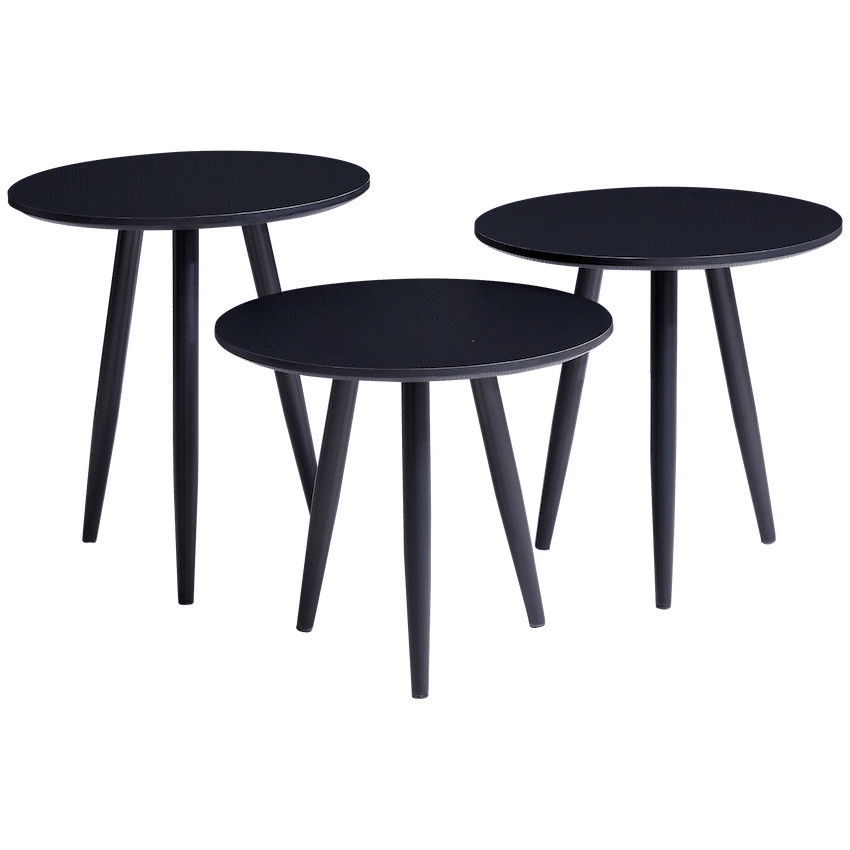 Everfurn Wooden Finish 3 - Piece Monaco Coffee Table