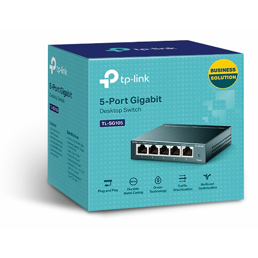 TP-Link TL-SG105 5-Port Gigabit Desktop Switch