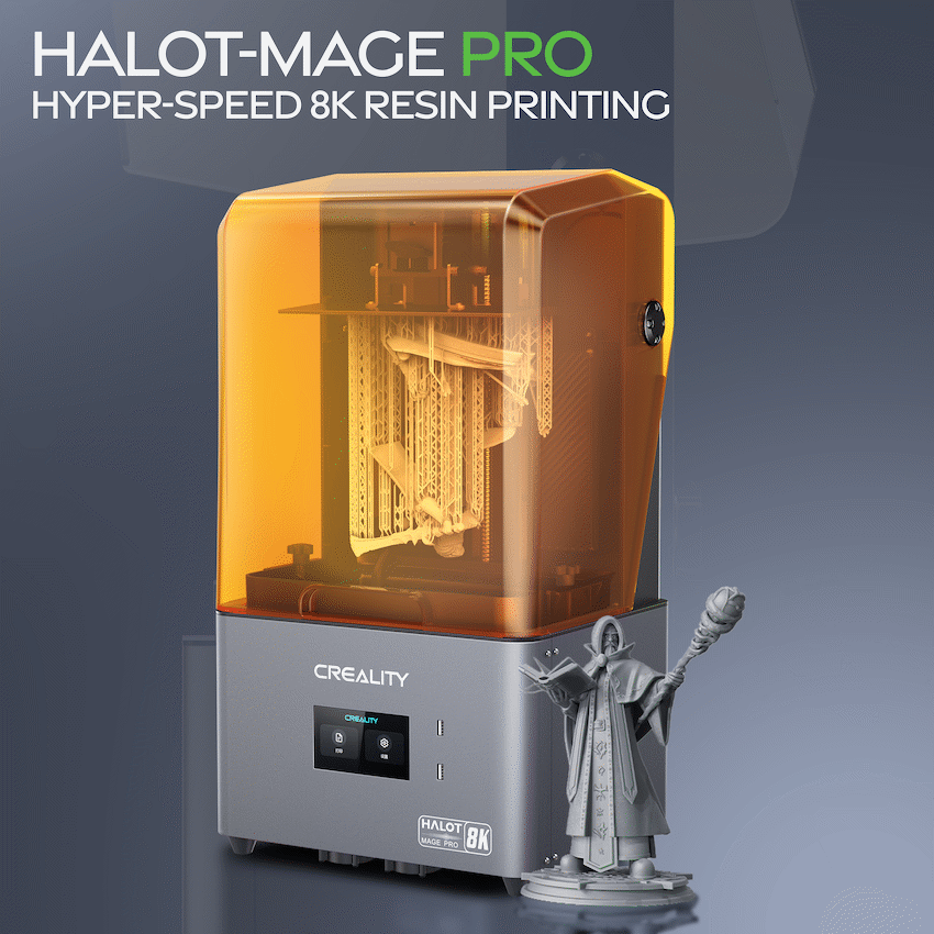 Creality Halot Mage Pro 8K Resin Printer 228x128x230