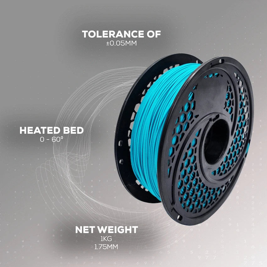 PLA Filament - Turquoise (1kg, 1.75mm)