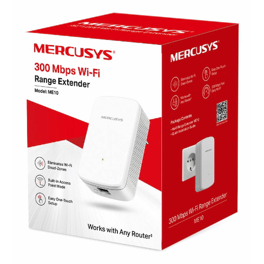 TP-Link Mercusys ME10 300Mbps Wi-Fi Range Extender