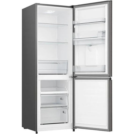 Hisense H425BIT-WD 323L Titanium Inox Combi refrigerator with water dispenser
