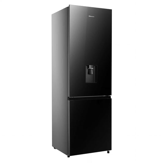 Hisense H450BMIB-WD 347L Black Combi refrigerator with water dispenser